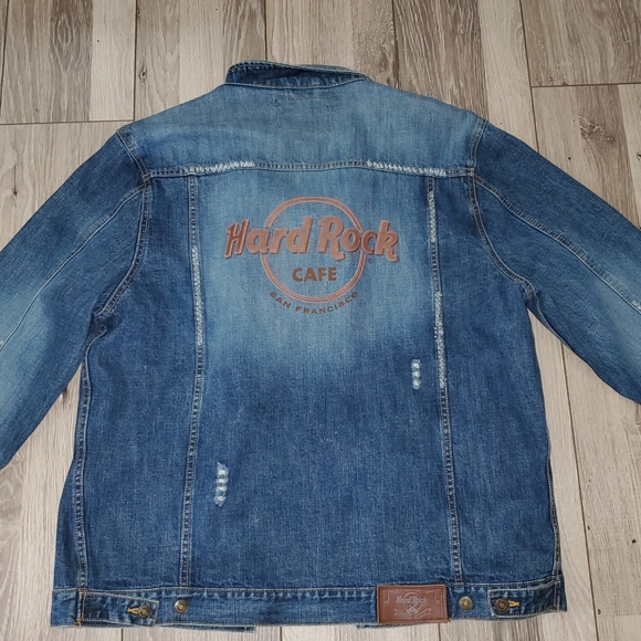 Hard Rock Cafe Jackets & Blazers - Vintage Denim Hard Rock Jean Jacket